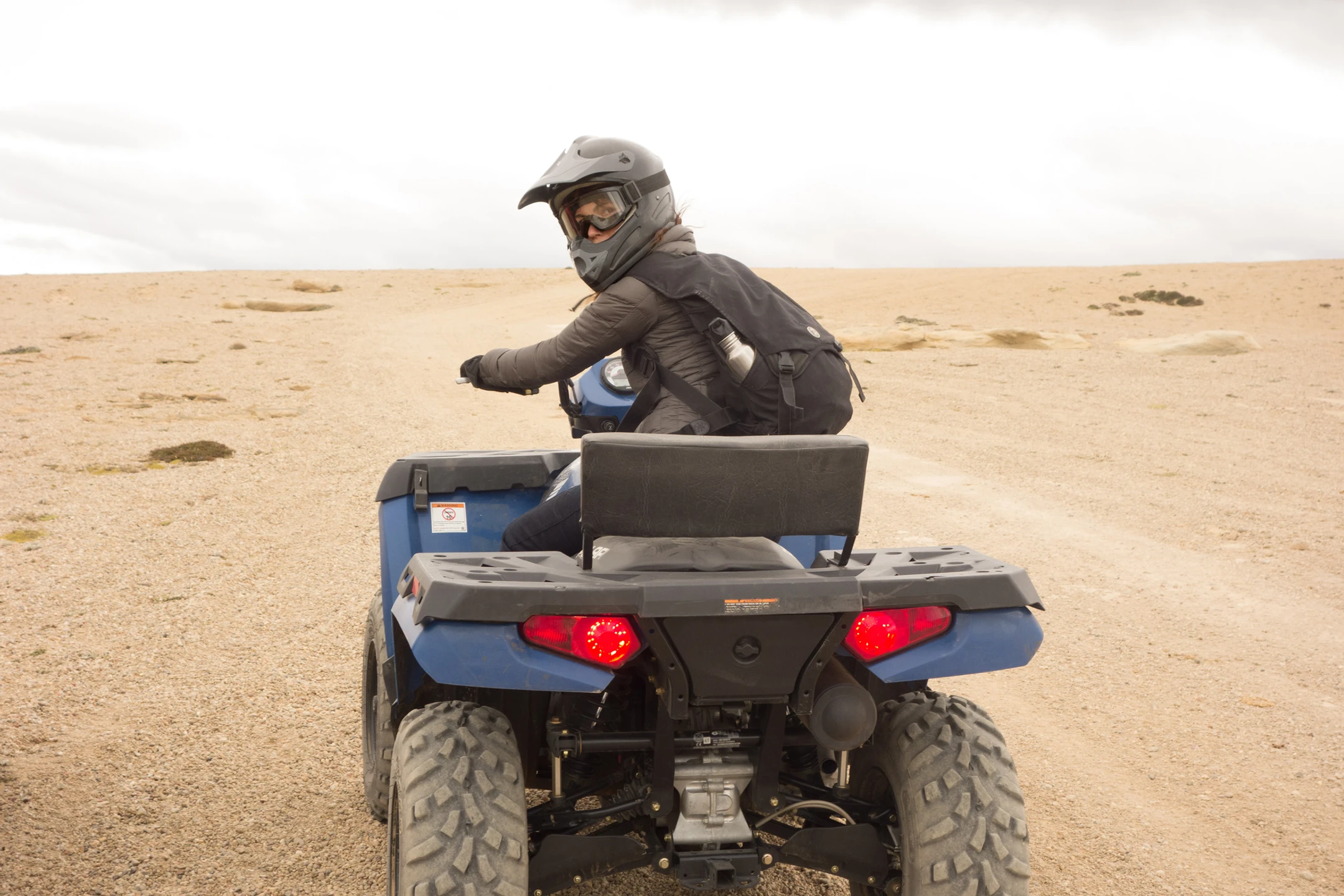 utv in desert